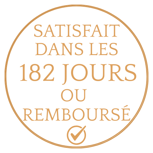 Garantie satisfait ou remboursé 182 jours